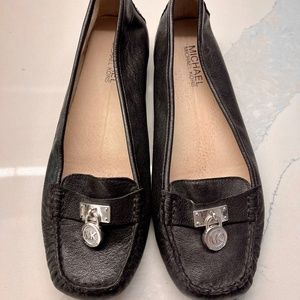 Micheal Kors Black Leather Loafer Size 7 New Condition